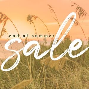 🌻 End of Summer SALE 🌻